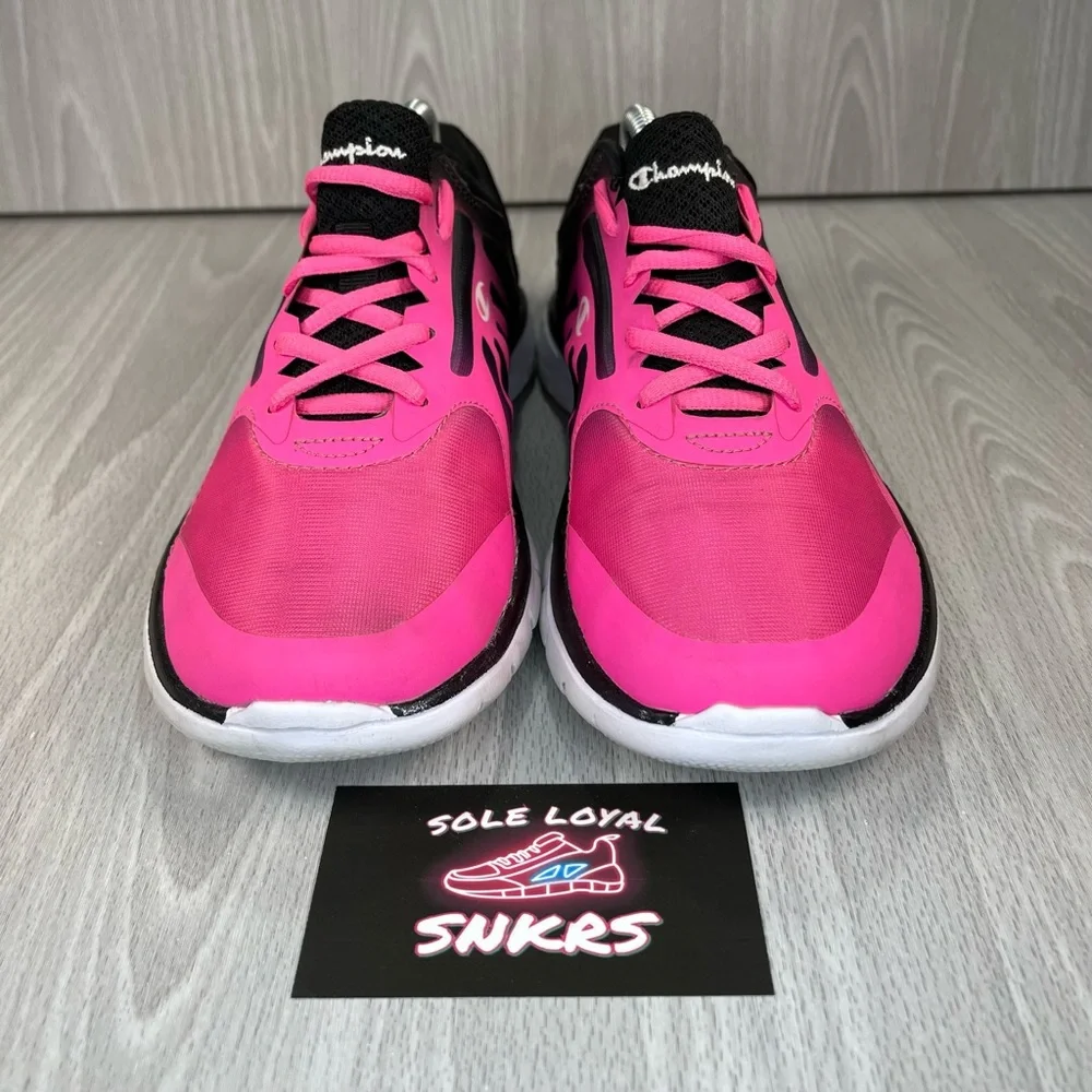 Champion Women's Lite Running Athletic Shoe in Pink and Black Size 4 1/2